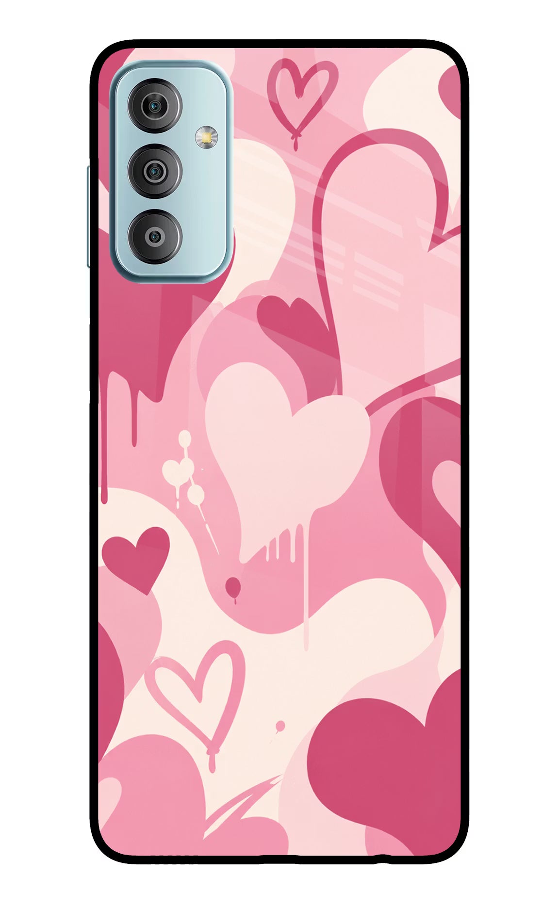 Hearty case Samsung F23 5G Glass Case Back Cover by Casekaro