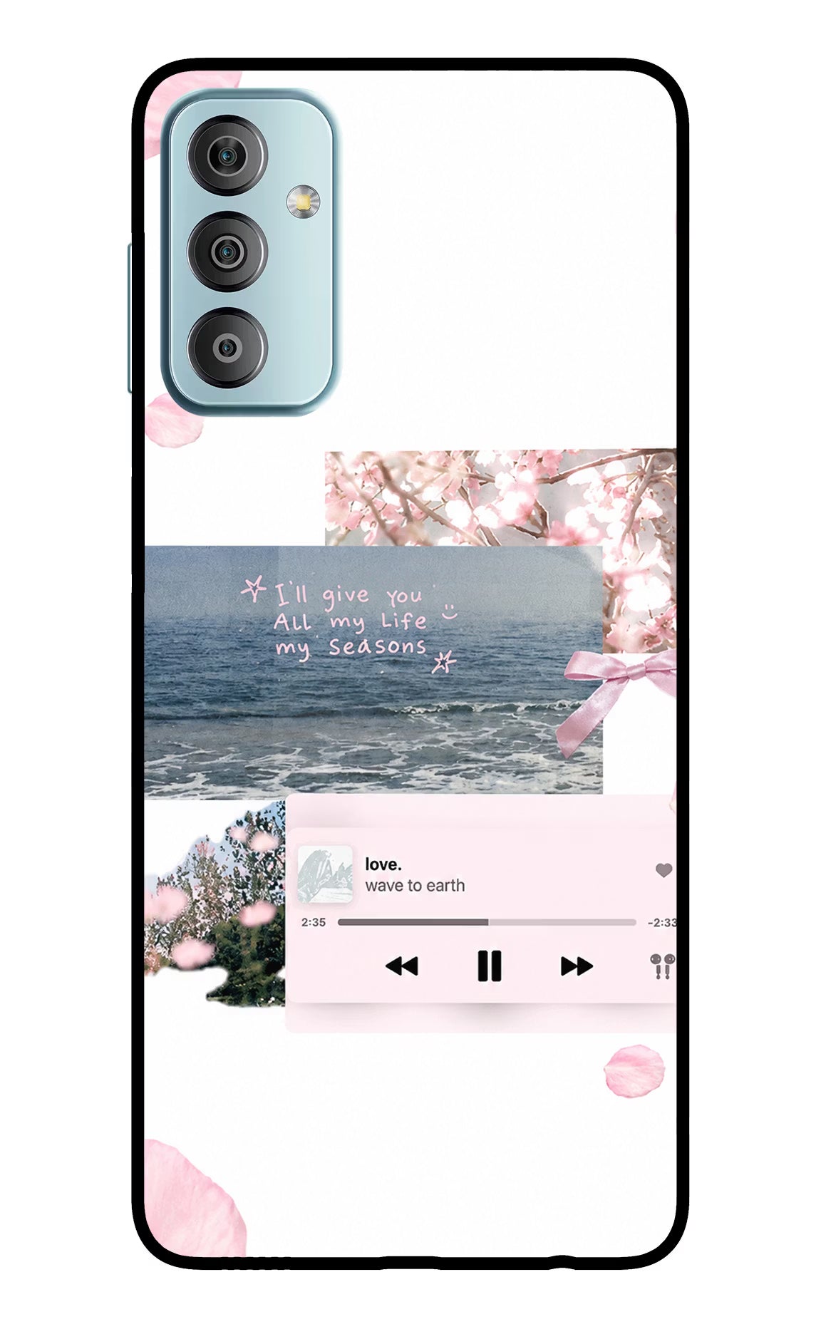 Wave to earth Samsung F23 5G Glass Case