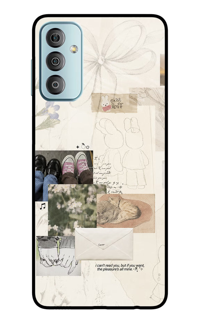 Soft Aesthetic Samsung F23 5G Glass Case