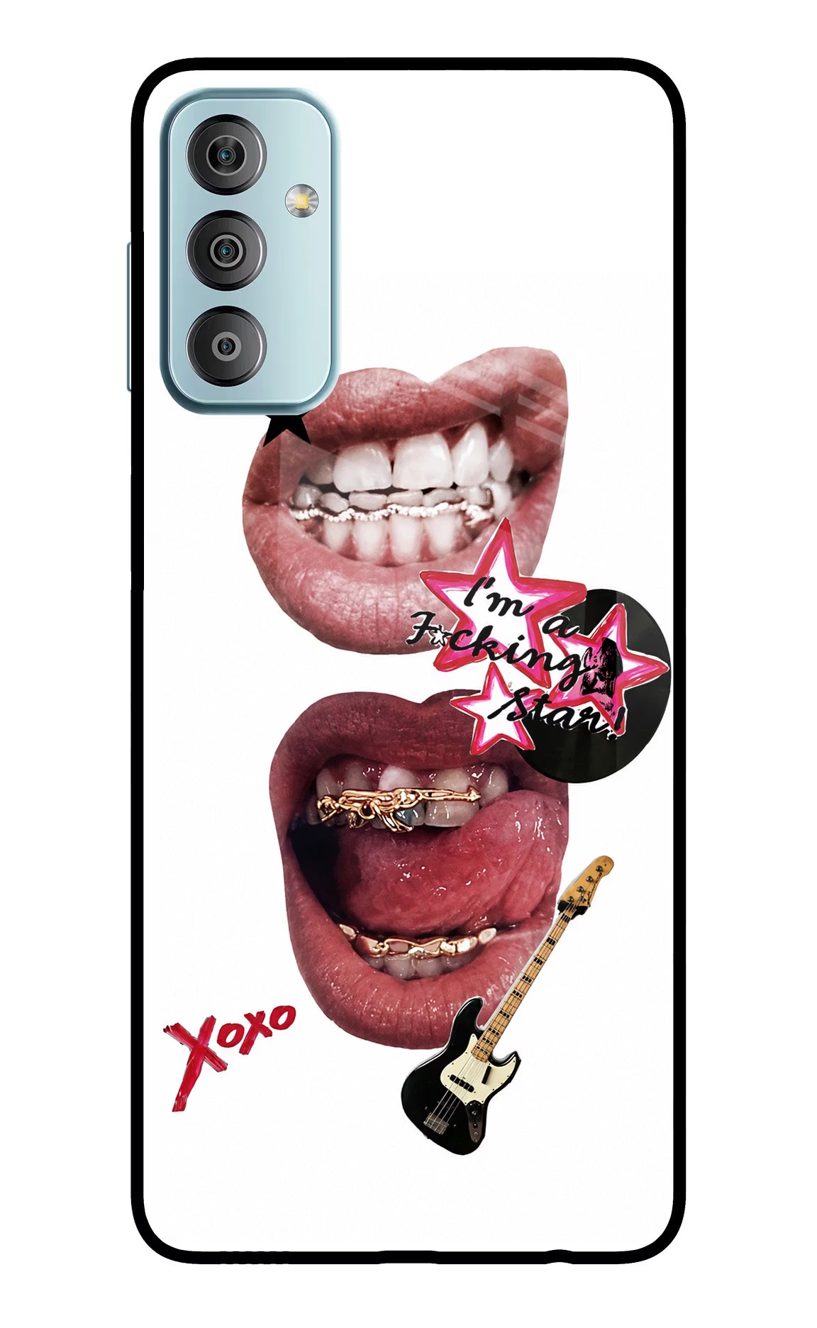 Rockstar Samsung F23 5G Glass Case