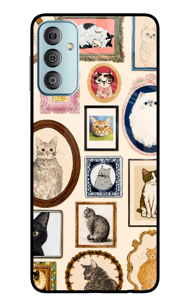 Mirror Cats Samsung F23 5G Glass Case