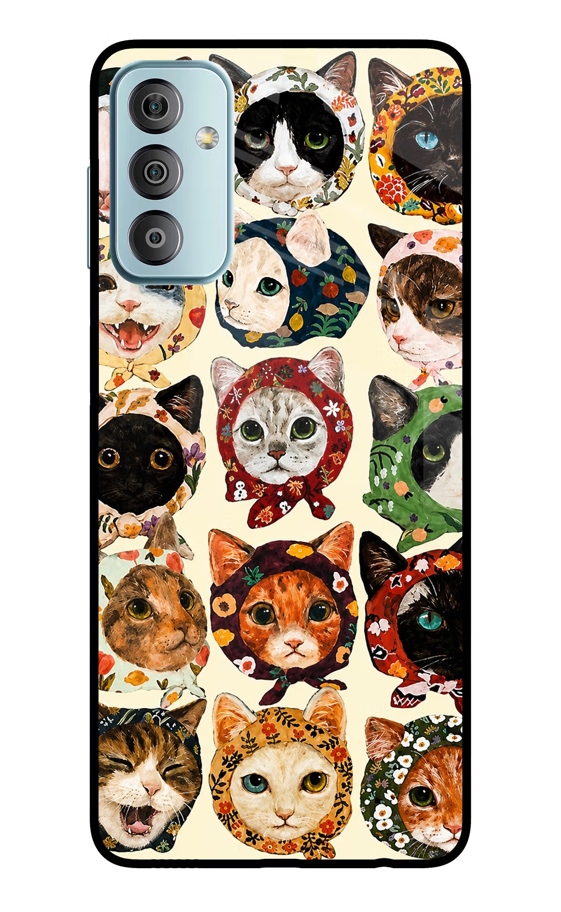 Cool Cat Samsung F23 5G Glass Case