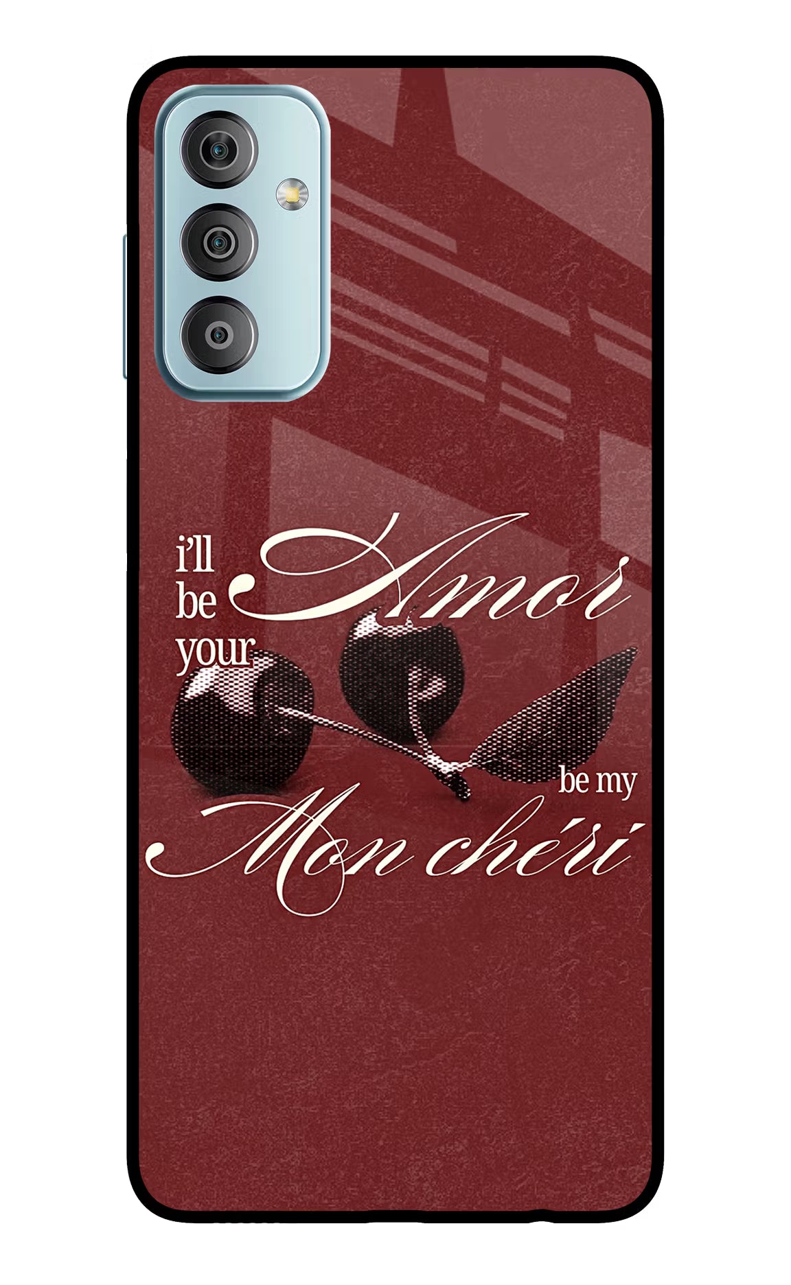 Velvet Cherry Samsung F23 5G Glass Case