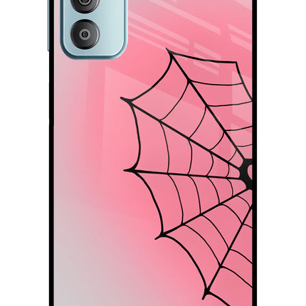 Pink Web Samsung F23 5G Glass Case