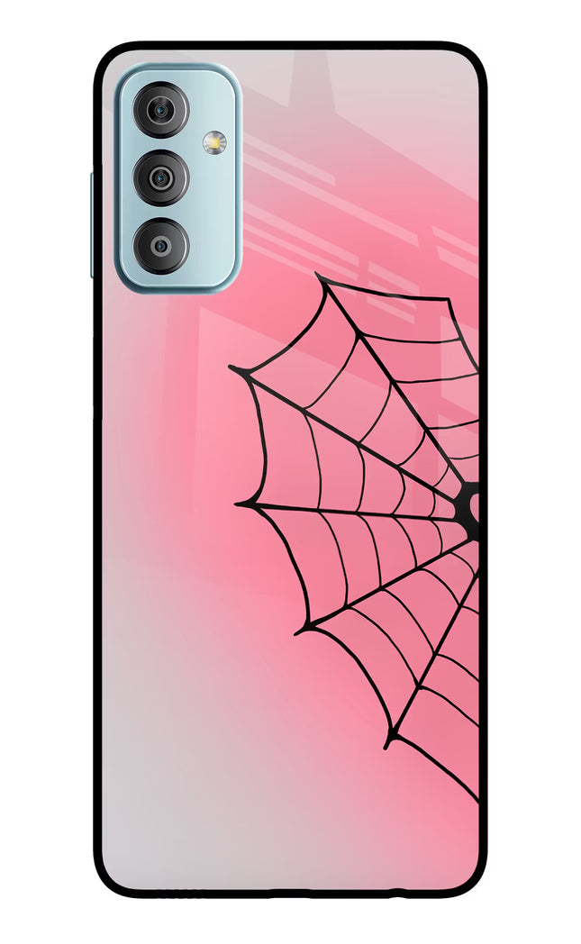 Pink Web Samsung F23 5G Glass Case