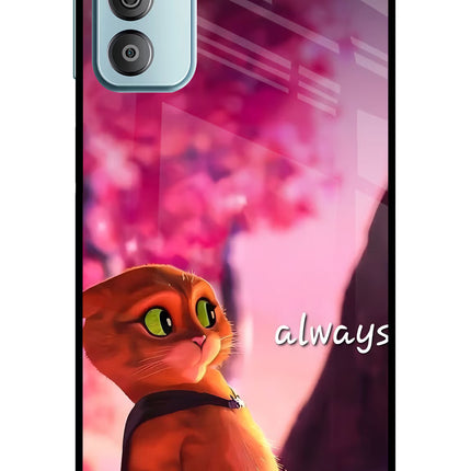 Always Cat Samsung F23 5G Glass Case