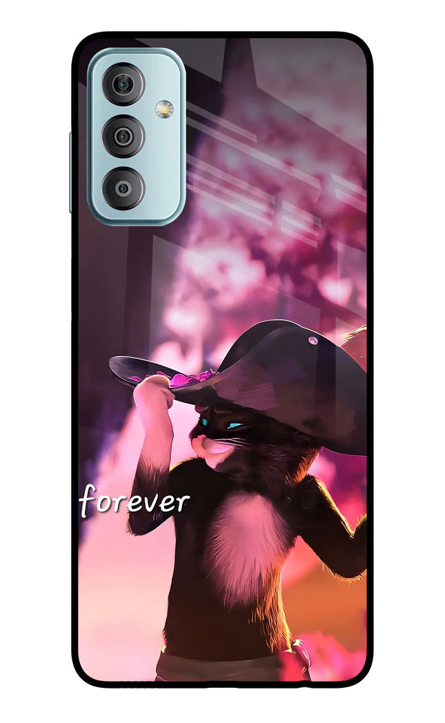Forever Cat Samsung F23 5G Glass Case