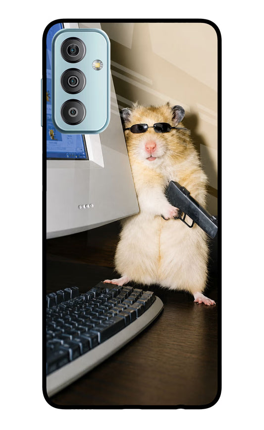 Hacker Hamster Samsung F23 5G Glass Case