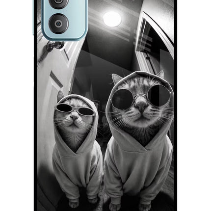Hood Cats Samsung F23 5G Glass Case