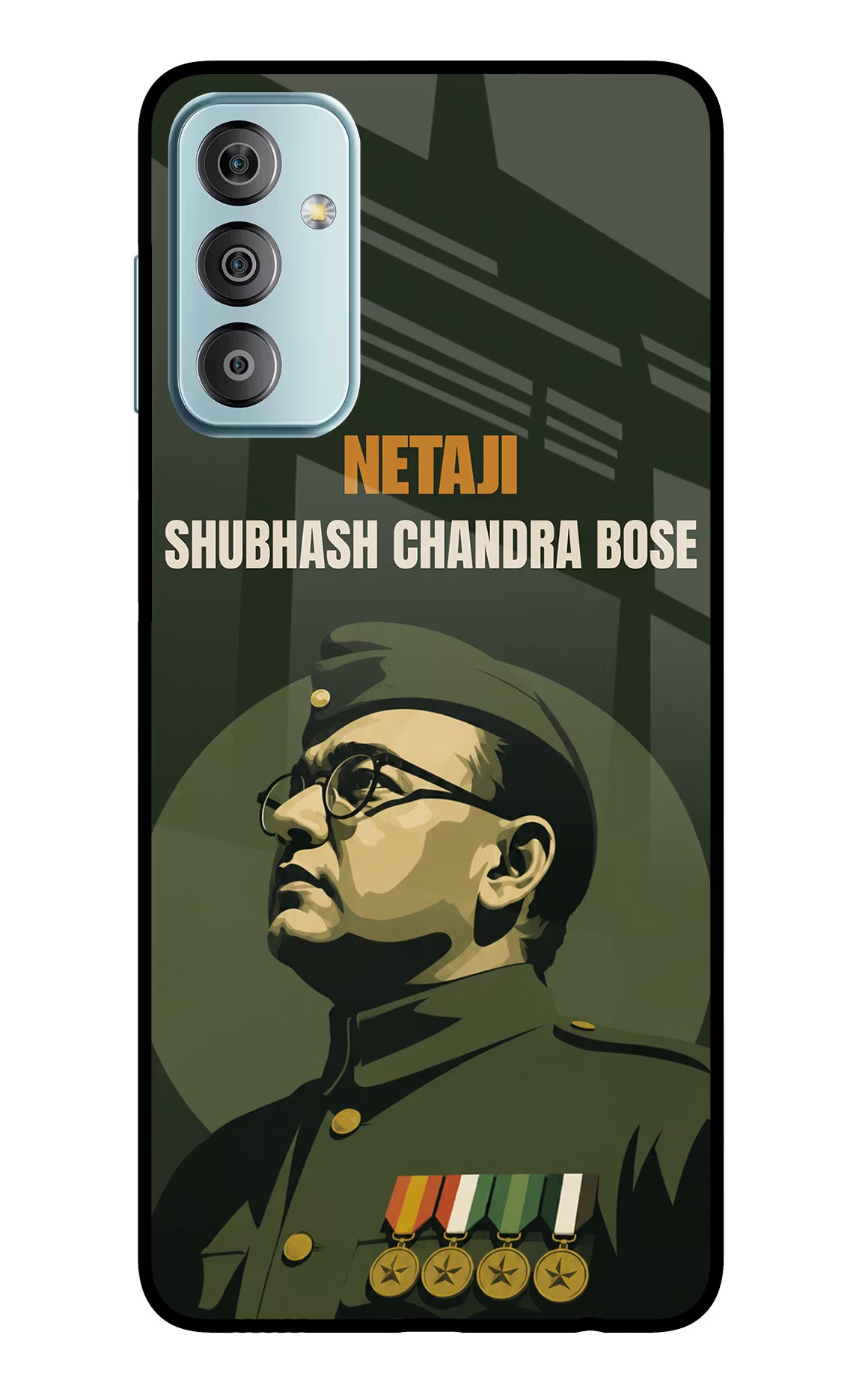 Netaji Legacy Samsung F23 5G Glass Case