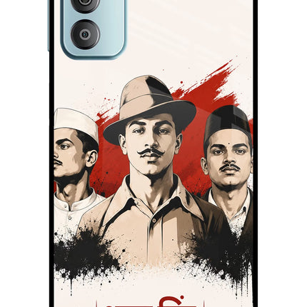 Bhagat Singh Trio Samsung F23 5G Glass Case
