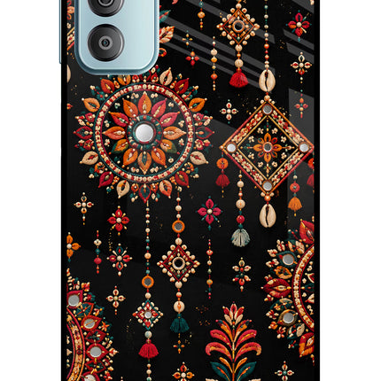 Boho Noir Samsung F23 5G Glass Case
