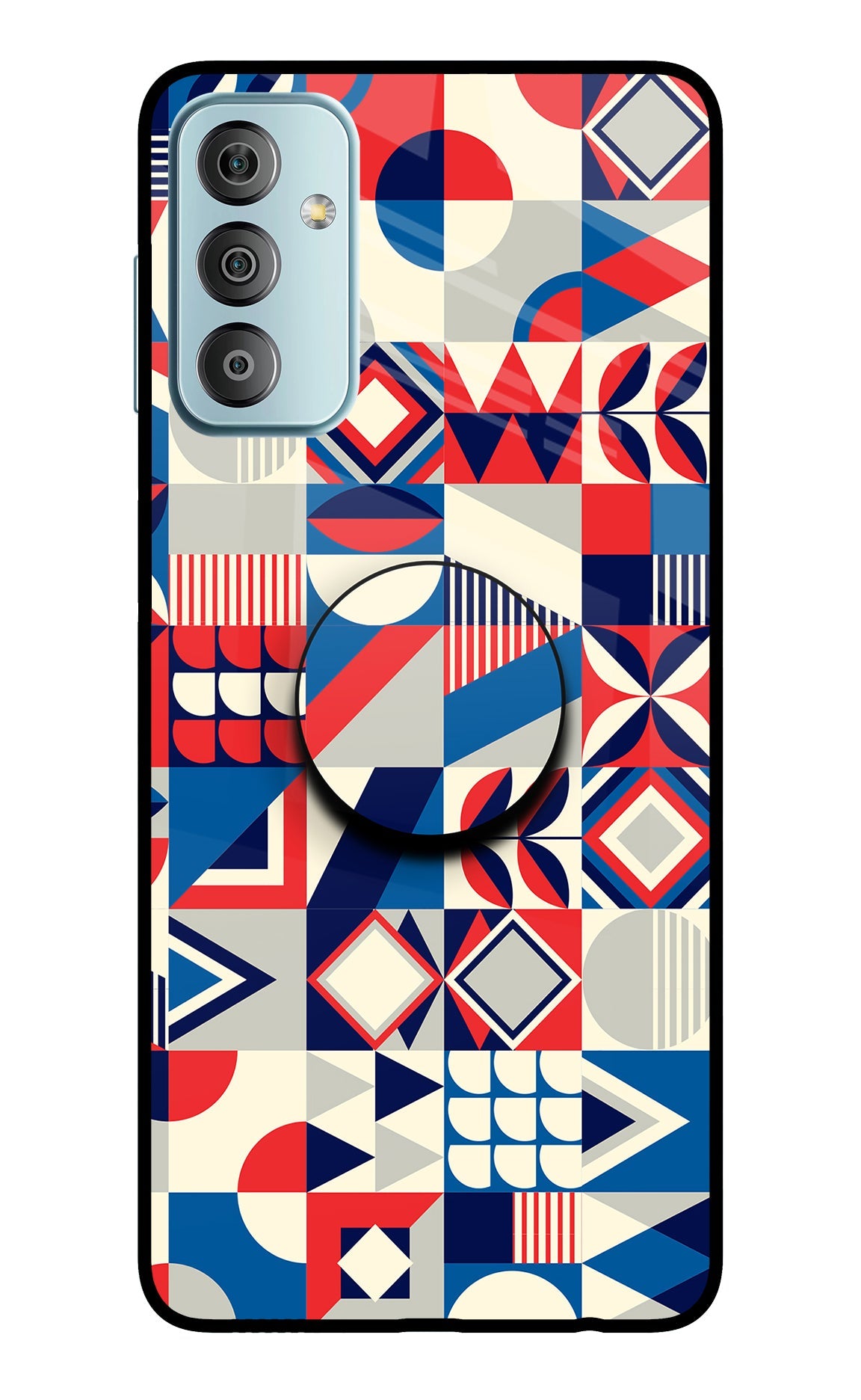 Colorful Pattern Samsung F23 5G Glass Case