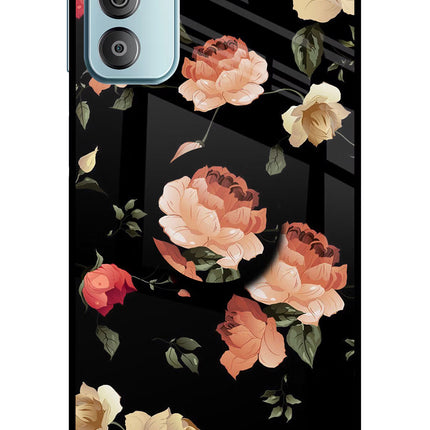 Flowers Samsung F23 5G Glass Case