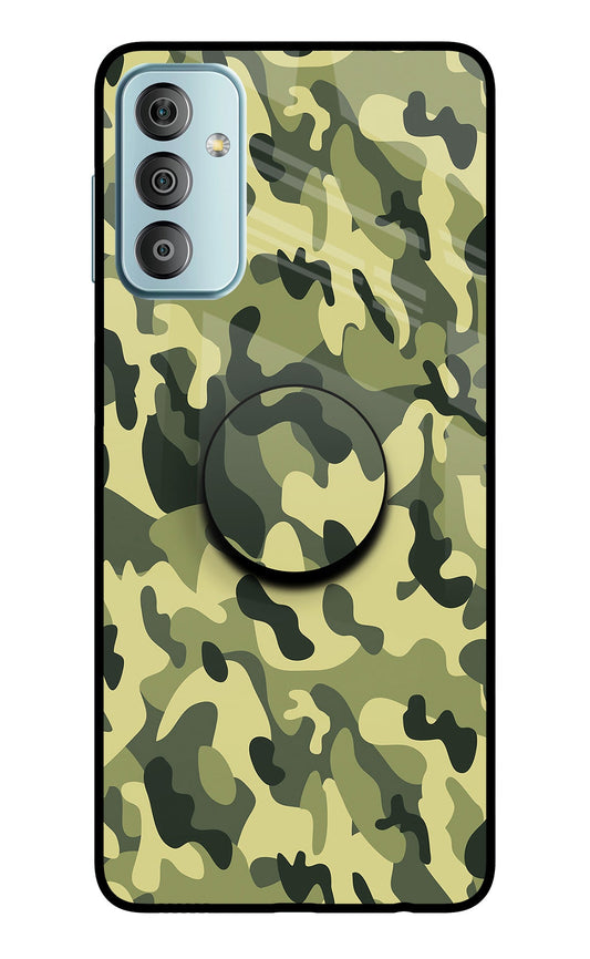 Camouflage Samsung F23 5G Glass Case