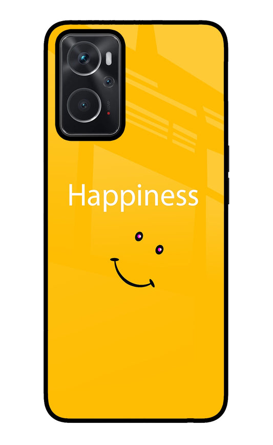 Happiness With Smiley Oppo K10 4G Glass Case