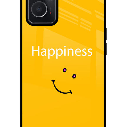 Happiness With Smiley Oppo K10 4G Glass Case
