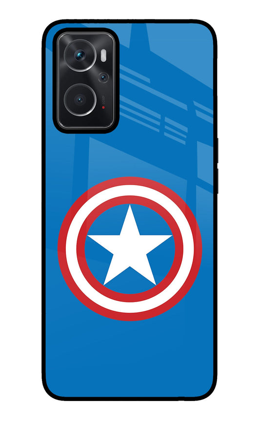 Captain America Logo Oppo K10 4G Glass Case