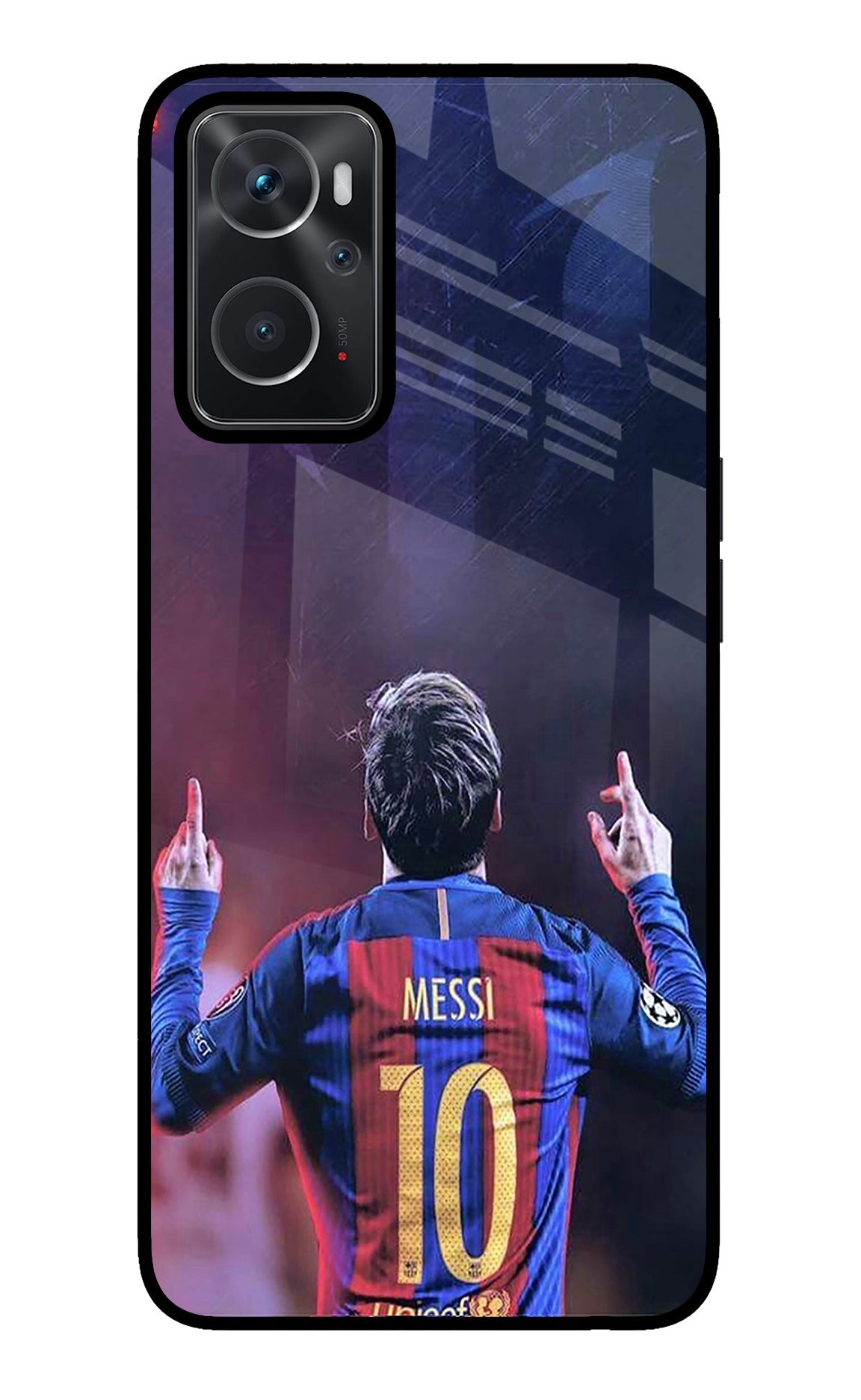Messi Oppo K10 4G Glass Case