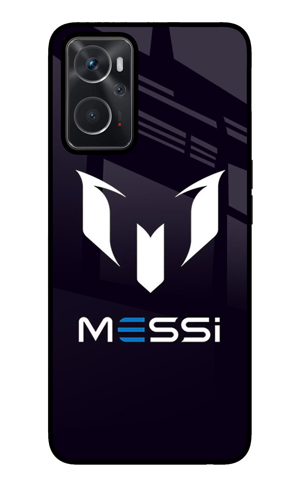 Messi Logo Oppo K10 4G Glass Case