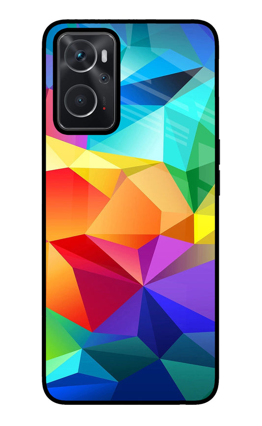 Abstract Pattern Oppo K10 4G Glass Case