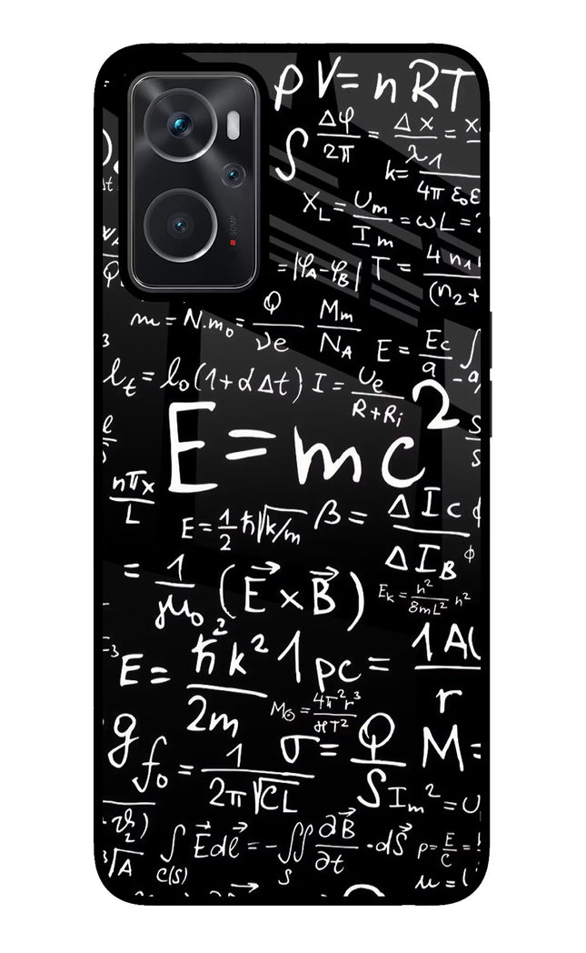 Physics Formula Oppo K10 4G Glass Case