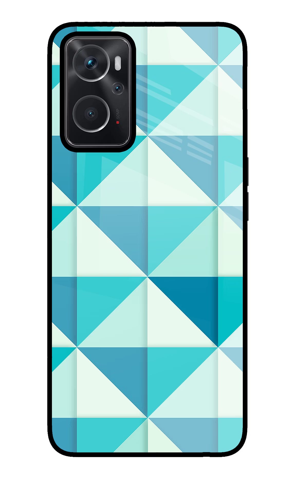 Abstract Oppo K10 4G Glass Case Back Cover by Casekaro