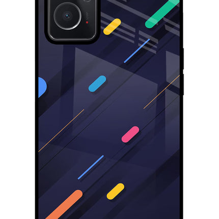 Abstract Design Oppo K10 4G Glass Case