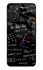 Mathematics Formula Oppo K10 4G Glass Case