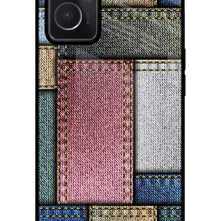 Multicolor Jeans Oppo K10 4G Glass Case