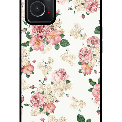 Flowers Oppo K10 4G Glass Case