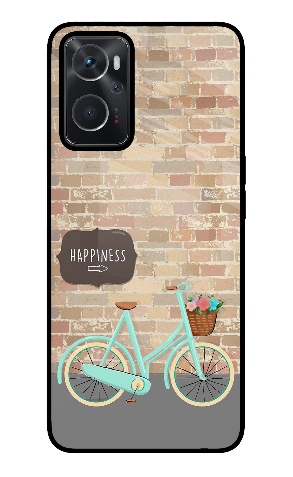 Happiness Artwork Oppo K10 4G Back Cover