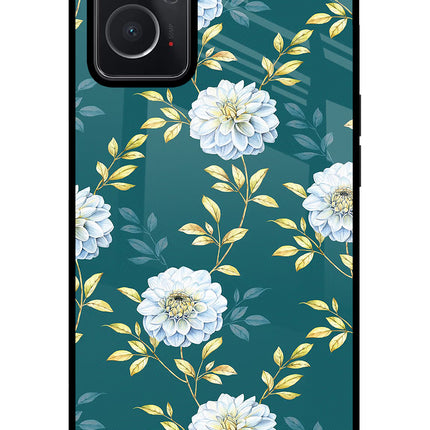 Flowers Oppo K10 4G Glass Case