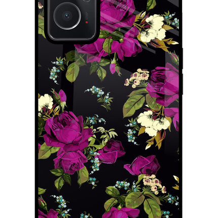 Flowers Oppo K10 4G Glass Case