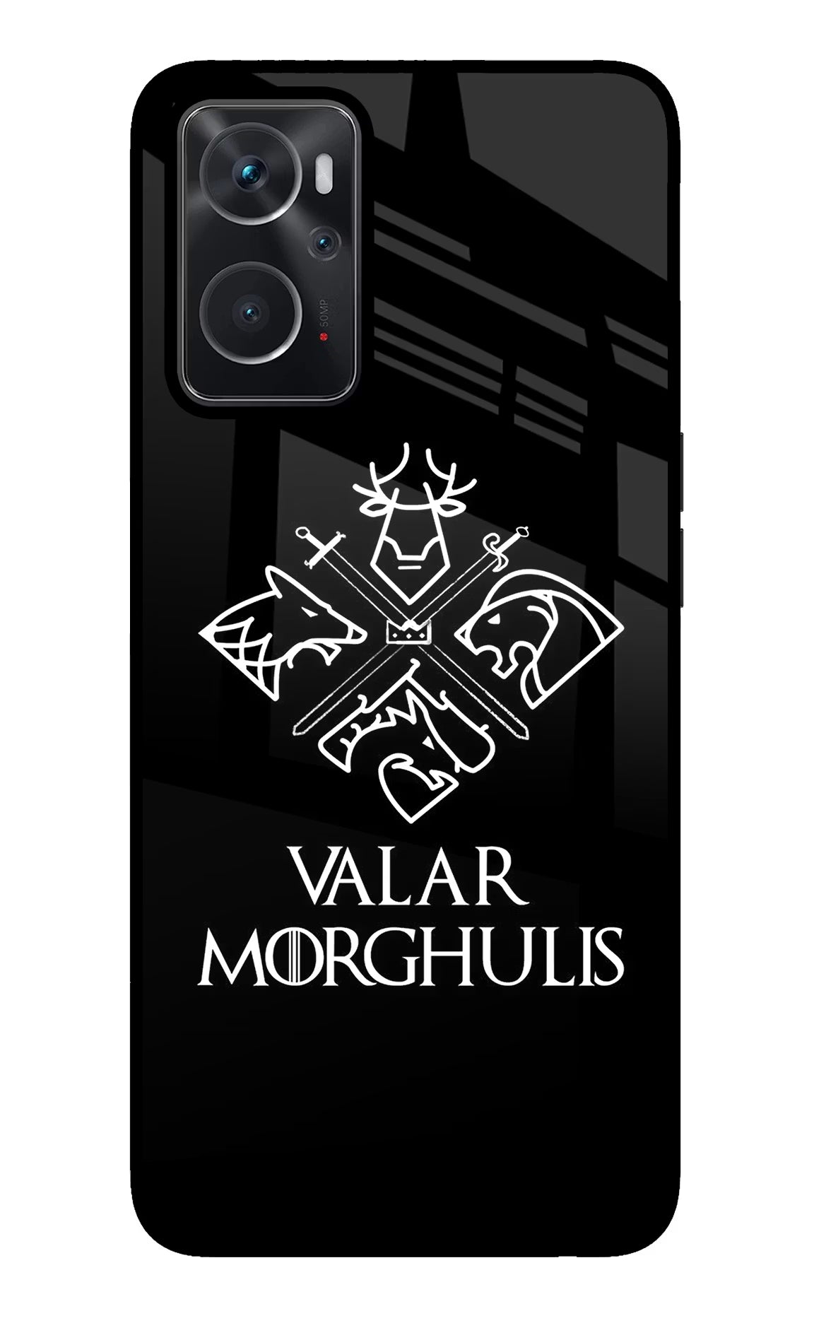 Valar Morghulis | Game Of Thrones Oppo K10 4G Glass Case Back Cover by Casekaro