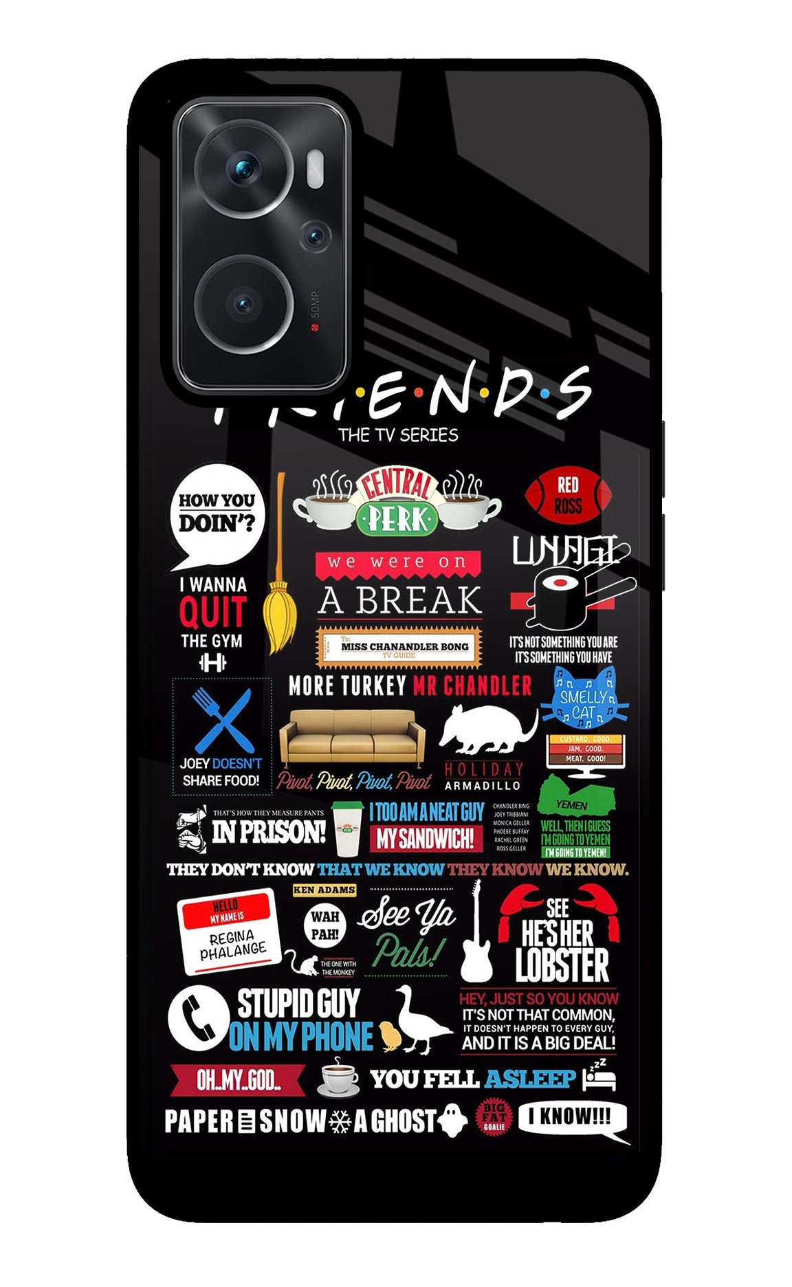 FRIENDS Oppo K10 4G Back Cover