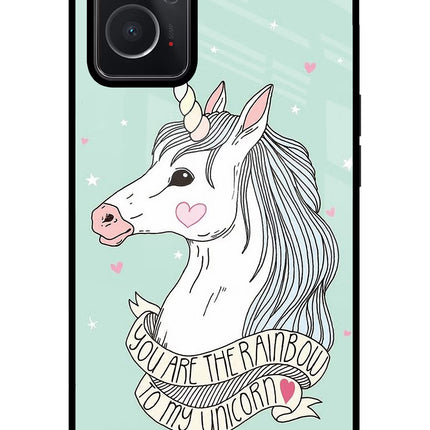 Unicorn Wallpaper Oppo K10 4G Glass Case