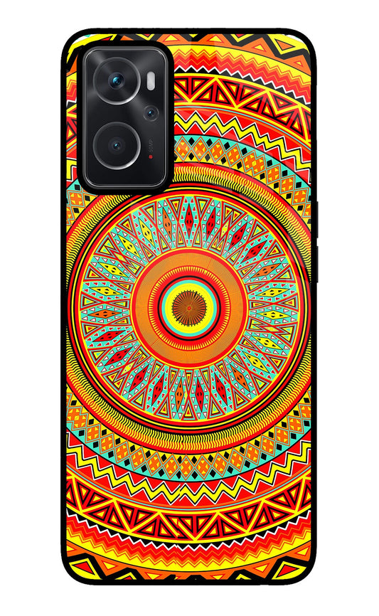 Mandala Pattern Oppo K10 4G Glass Case