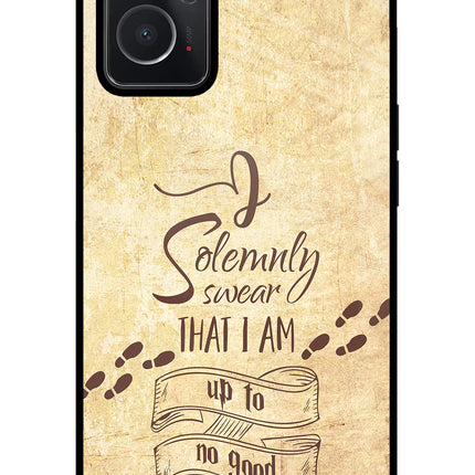 I Solemnly swear that i up to no good Oppo K10 4G Glass Case
