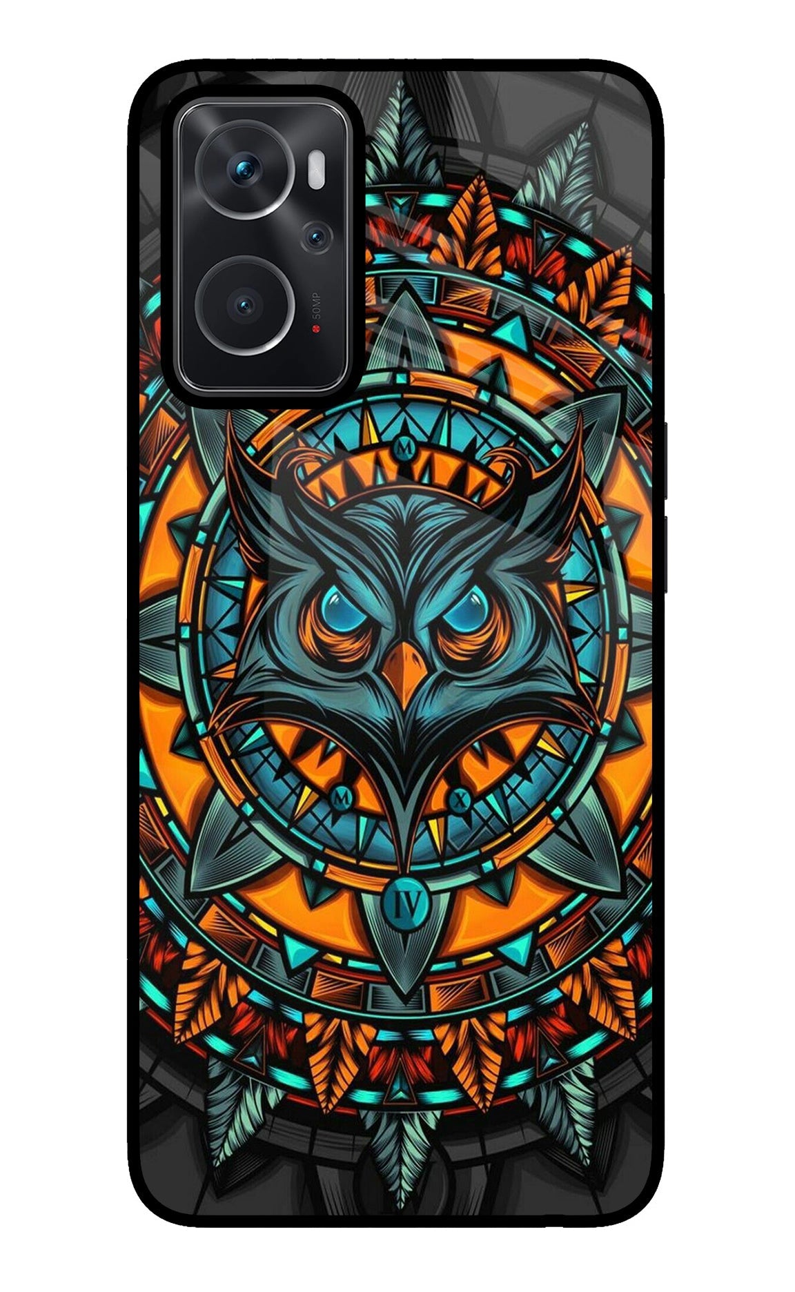 Angry Owl Art Oppo K10 4G Back Cover