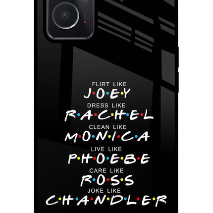 FRIENDS Character Oppo K10 4G Glass Case