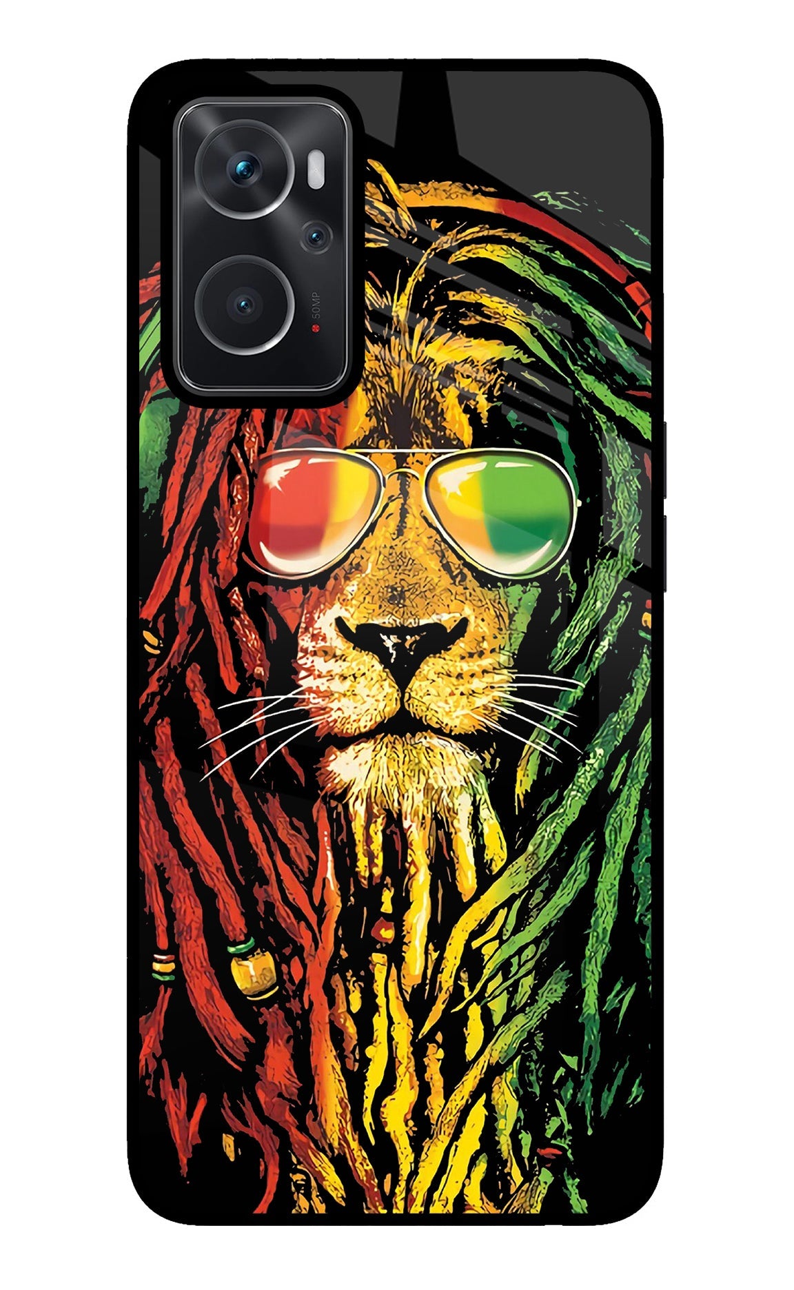 Rasta Lion Oppo K10 4G Back Cover