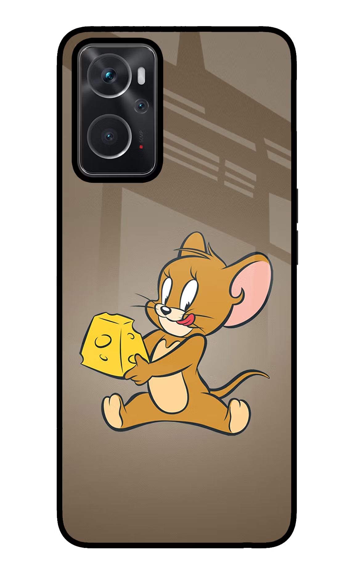 Jerry Oppo K10 4G Glass Case Back Cover by Casekaro