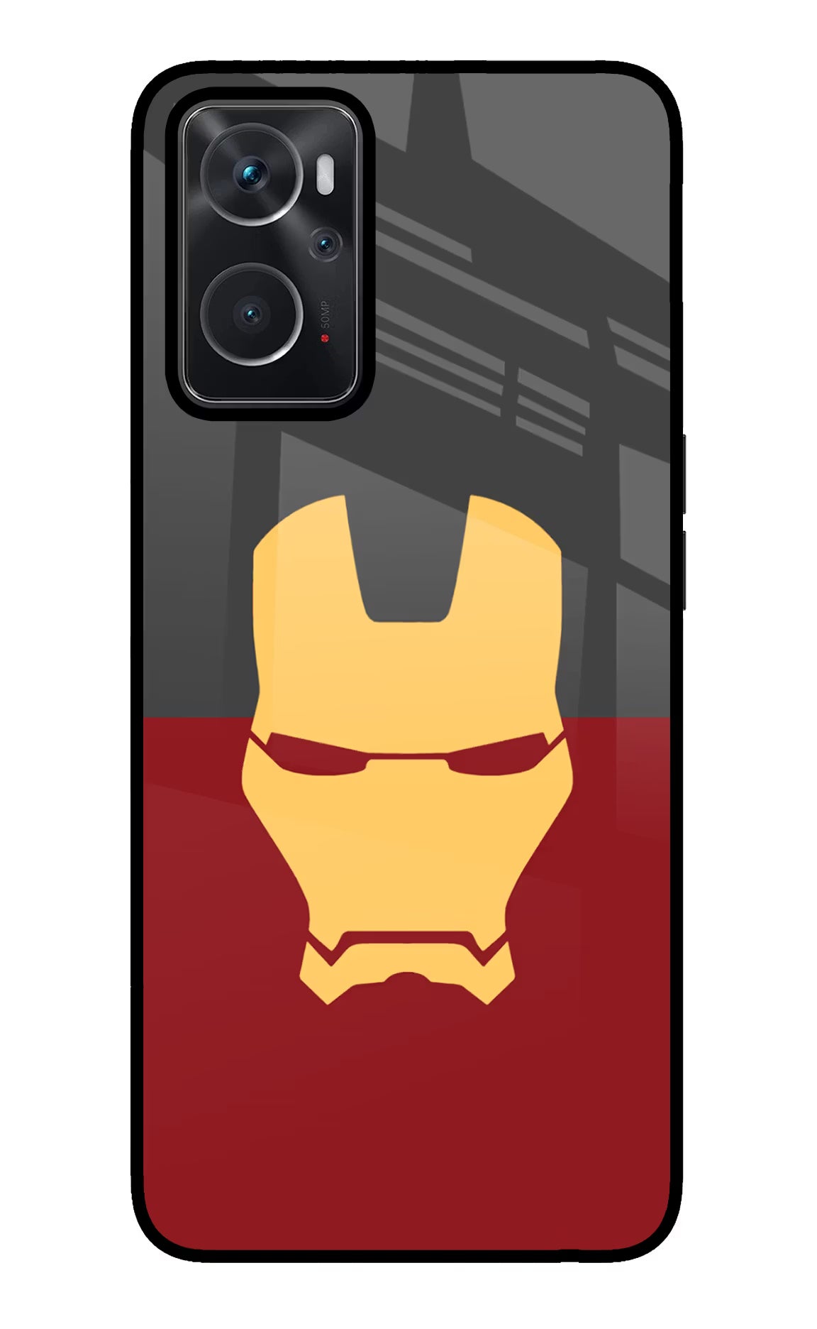 Ironman Oppo K10 4G Glass Case Back Cover by Casekaro