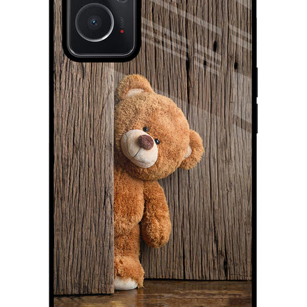 Teddy Wooden Oppo K10 4G Glass Case