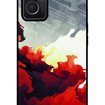 Fire Cloud Oppo K10 4G Glass Case