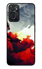 Fire Cloud Oppo K10 4G Glass Case