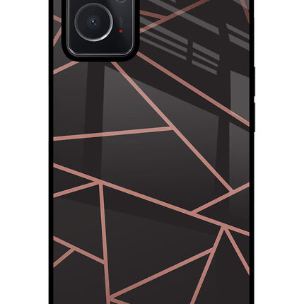 Geometric Pattern Oppo K10 4G Glass Case