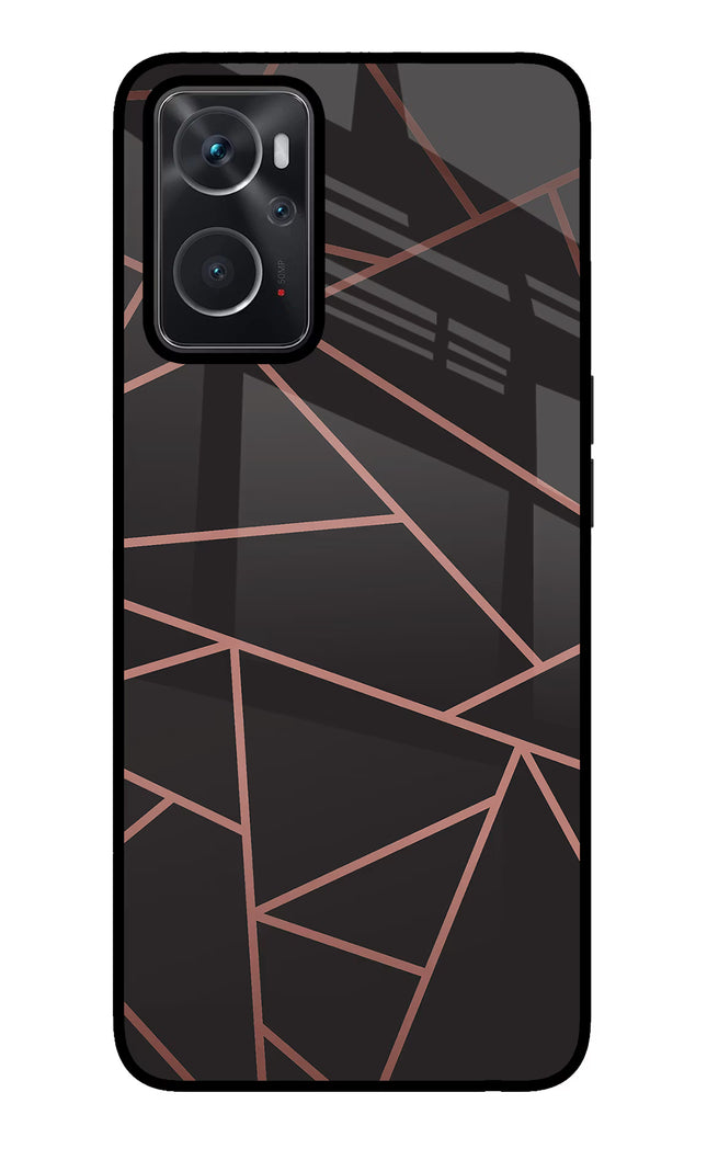 Geometric Pattern Oppo K10 4G Glass Case