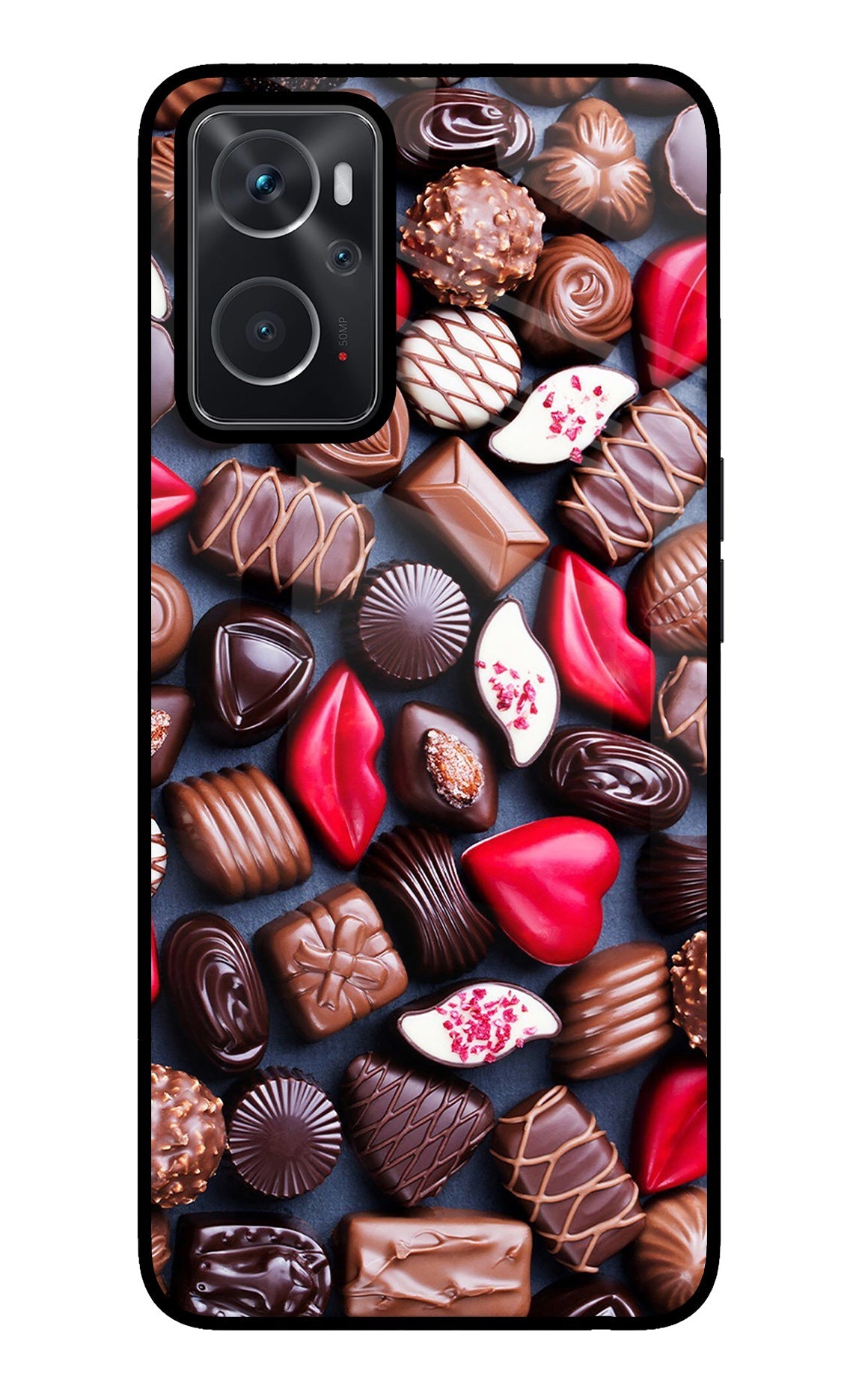 Chocolates Oppo K10 4G Glass Case